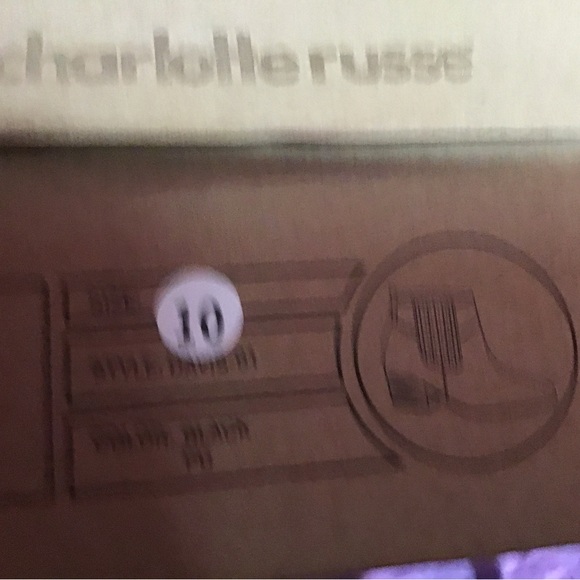 Charlotte Russe boots size 10 Davis-01 new in box Black PU - Picture 6 of 7